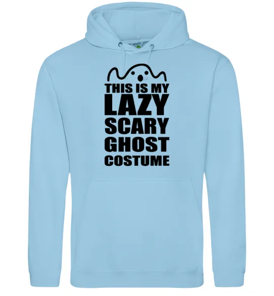 Женская толстовка (худи) lazy costume Голубой фото