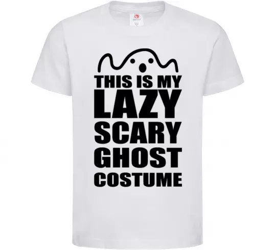 Детская футболка lazy costume Белый фото