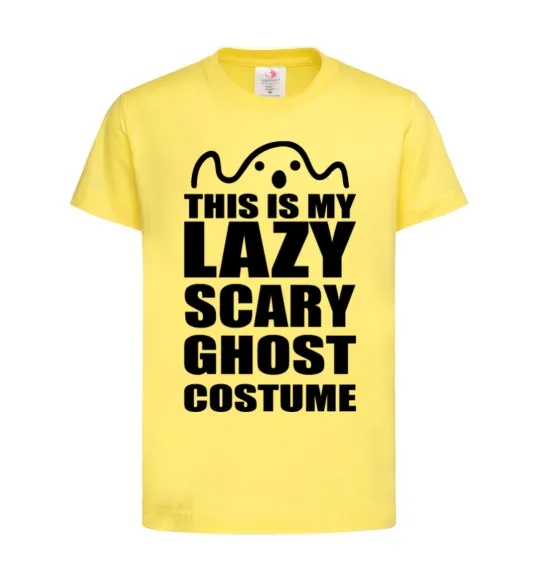 Дитяча футболка lazy costume Лимонний фото