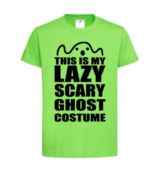 Дитяча футболка lazy costume Лаймовий фото