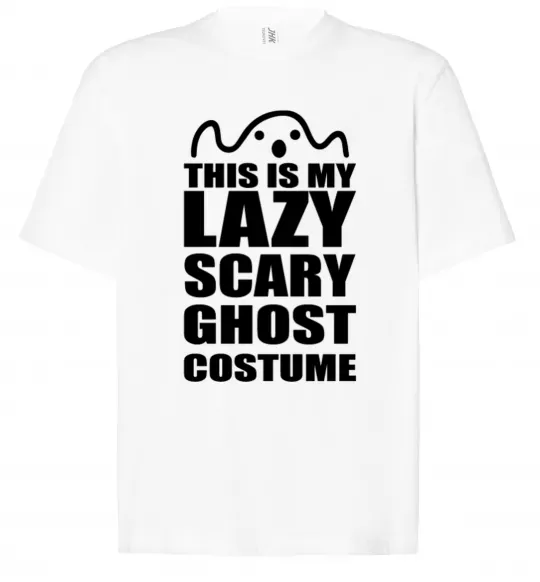 Футболка Оверсайз lazy costume Белый фото