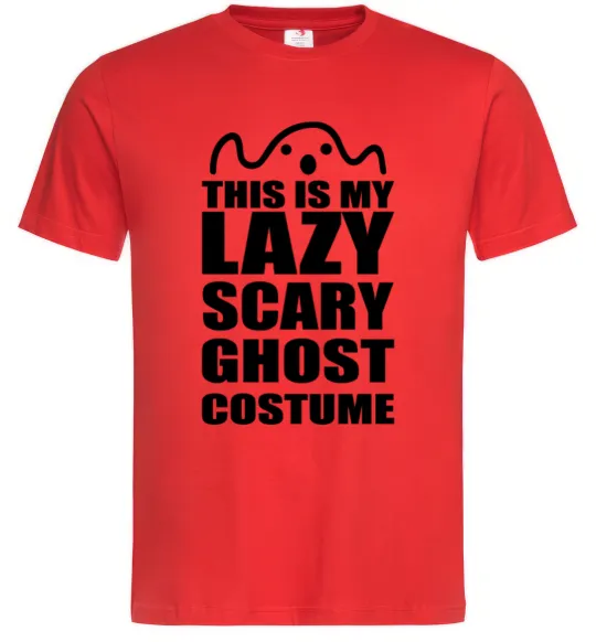 Мужская футболка lazy costume Красный фото