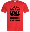 Мужская футболка lazy costume Красный Мужская футболка lazy costume Красный фото