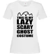 Женская футболка lazy costume Белый фото