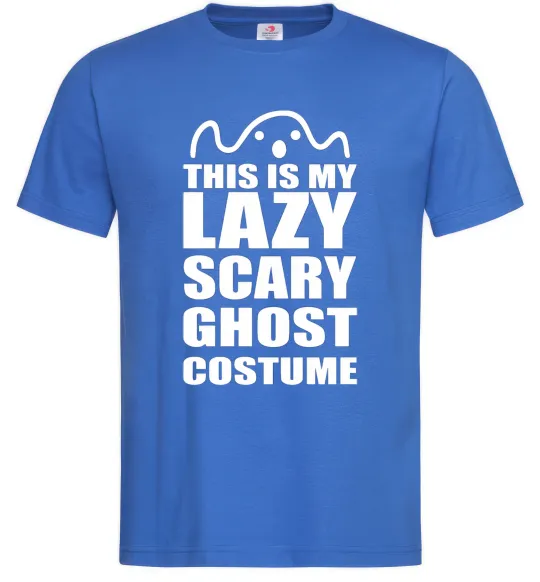 Мужская футболка lazy costume Ярко-синий фото