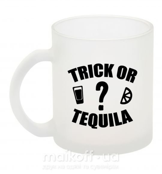 Чашка скляна trick or tequila Фроузен фото