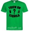 Мужская футболка trick or tequila Зеленый фото