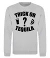 Свитшот trick or tequila Серый меланж Свитшот trick or tequila Серый меланж фото