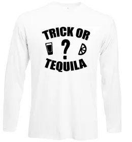 Лонгслив trick or tequila Белый фото