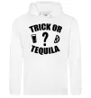 Женская толстовка (худи) trick or tequila Белый фото