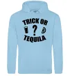 Жіноча толстовка (худі) trick or tequila Блакитний фото