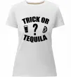 Женская премиум футболка trick or tequila Белый Женская премиум футболка trick or tequila Белый фото