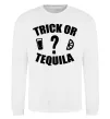 Світшот trick or tequila Білий фото