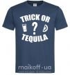 Чоловіча футболка trick or tequila Темно-синій фото