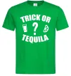 Мужская футболка trick or tequila Зеленый фото