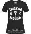 Жіноча футболка trick or tequila Чорний фото