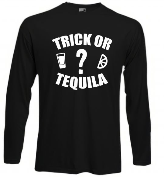 Реглан trick or tequila Черный фото