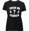 Женская премиум футболка trick or tequila Черный Женская премиум футболка trick or tequila Черный фото
