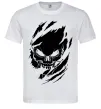 Чоловіча футболка Череп ексклюзив Білий фото