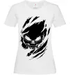 Женская футболка Череп ексклюзив Белый фото