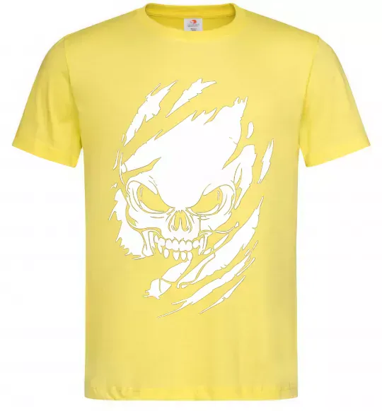 Чоловіча футболка Череп ексклюзив Лимонний фото