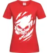 Женская футболка Череп ексклюзив Красный фото