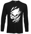 Лонгслів Череп ексклюзив Чорний фото