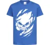Дитяча футболка Череп ексклюзив Яскраво-синій Дитяча футболка Череп ексклюзив Яскраво-синій фото