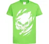 Дитяча футболка Череп ексклюзив Лаймовий Дитяча футболка Череп ексклюзив Лаймовий фото