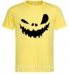 Чоловіча футболка scary smile Лимонний фото