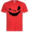 Мужская футболка scary smile Красный фото