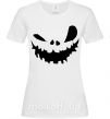 Женская футболка scary smile Белый фото