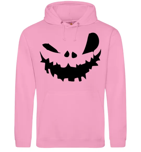 Мужская толстовка (худи) scary smile Розовый фото