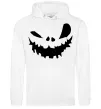 Мужская толстовка (худи) scary smile Белый фото