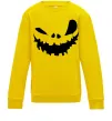 Детский Свитшот scary smile Солнечно желтый Детский Свитшот scary smile Солнечно желтый фото