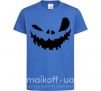 Детская футболка scary smile Ярко-синий фото