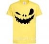 Дитяча футболка scary smile Лимонний фото