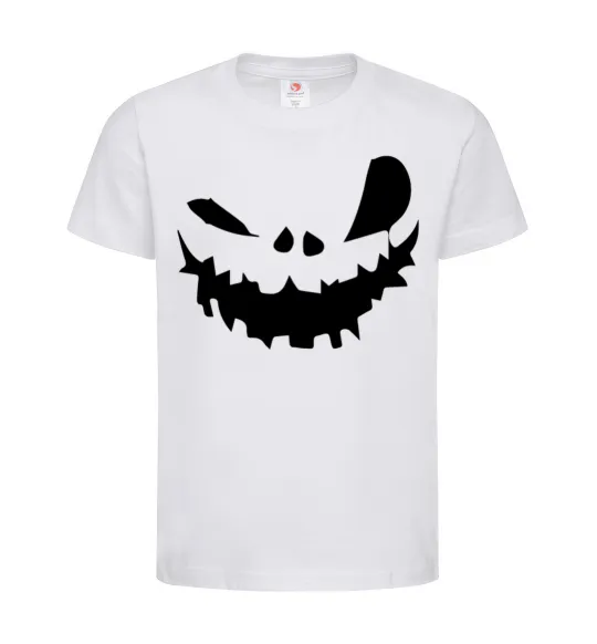 Дитяча футболка scary smile Білий фото