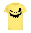Дитяча футболка scary smile Лимонний фото