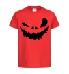 Дитяча футболка scary smile Червоний фото