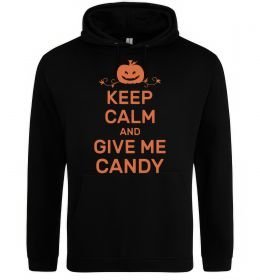 Мужская толстовка (худи) keep calm and give me candy