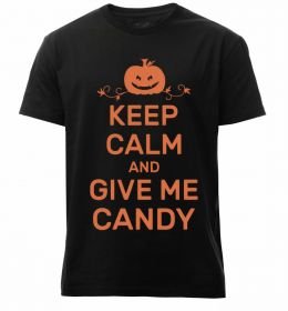 Чоловіча преміум футболка keep calm and give me candy