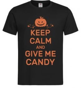 Чоловіча футболка keep calm and give me candy Чоловіча футболка keep calm and give me candy