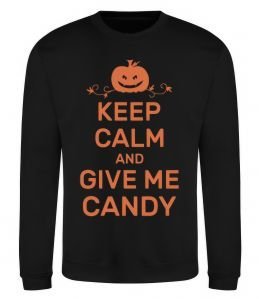 Свитшот keep calm and give me candy
