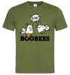 Мужская футболка boobees Оливковый Мужская футболка boobees Оливковый фото