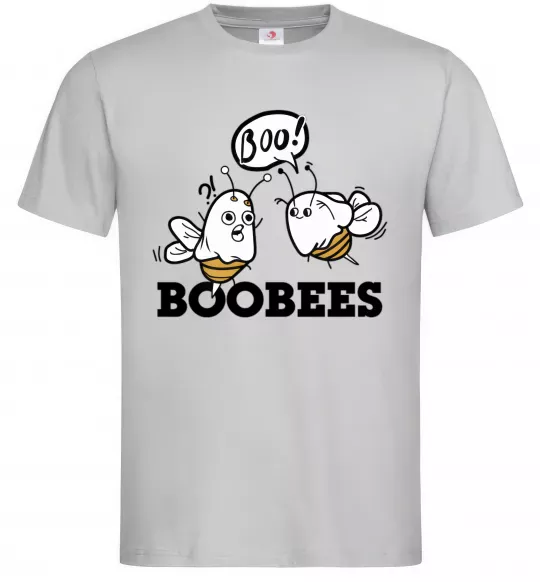 Мужская футболка boobees Серый фото