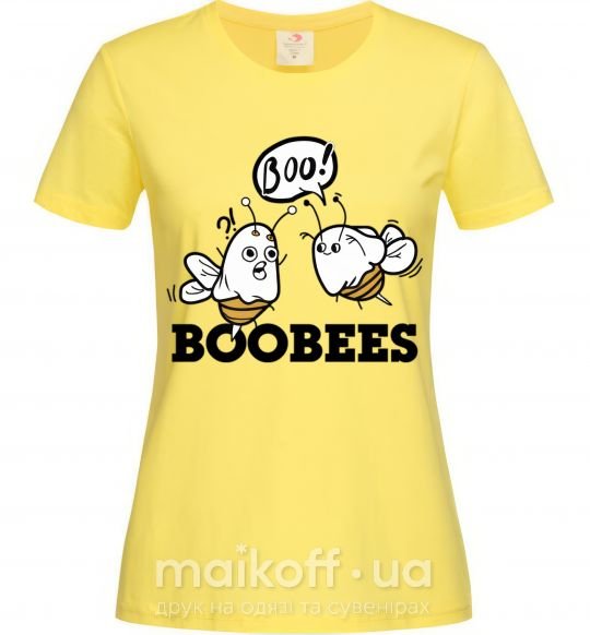 Жіноча футболка boobees Лимонний фото