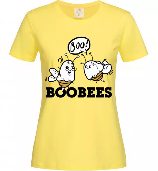 Женская футболка boobees Лимонный фото