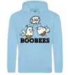 Жіноча толстовка (худі) boobees Блакитний фото