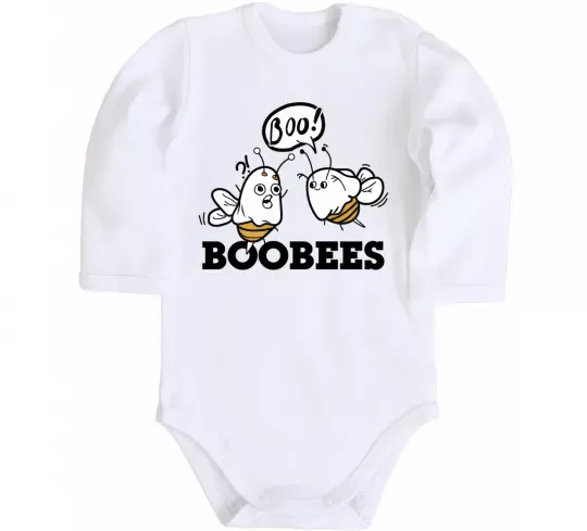 Дитячий бодік boobees Білий фото